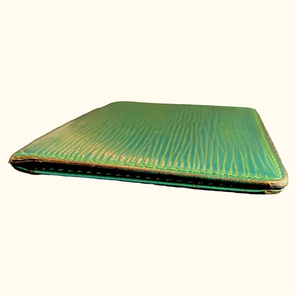 💎 Vintage 💎 1995 Louis Vuitton Dark Green Epi Card Holder/Wallet. - Picture 6 of 16